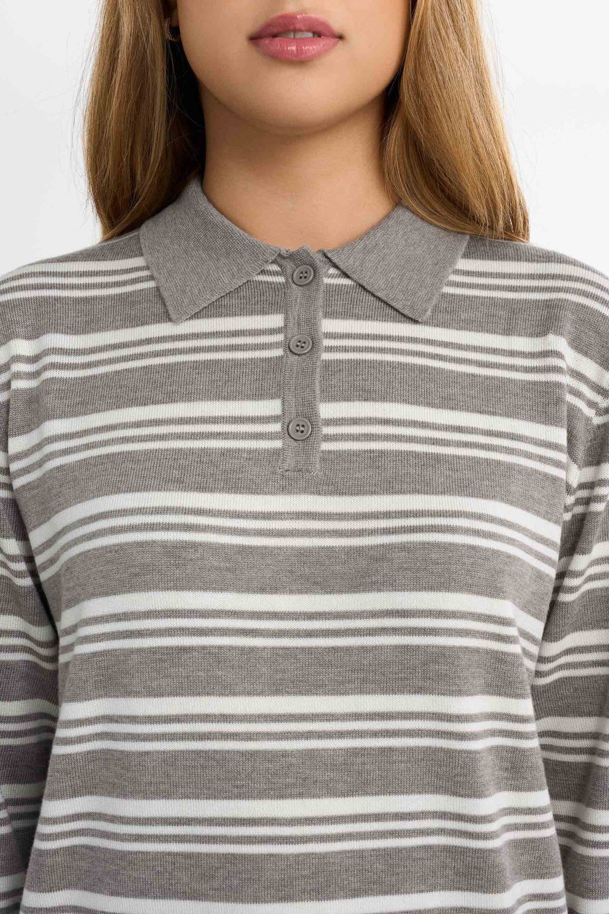 Knitted Pique Sweater