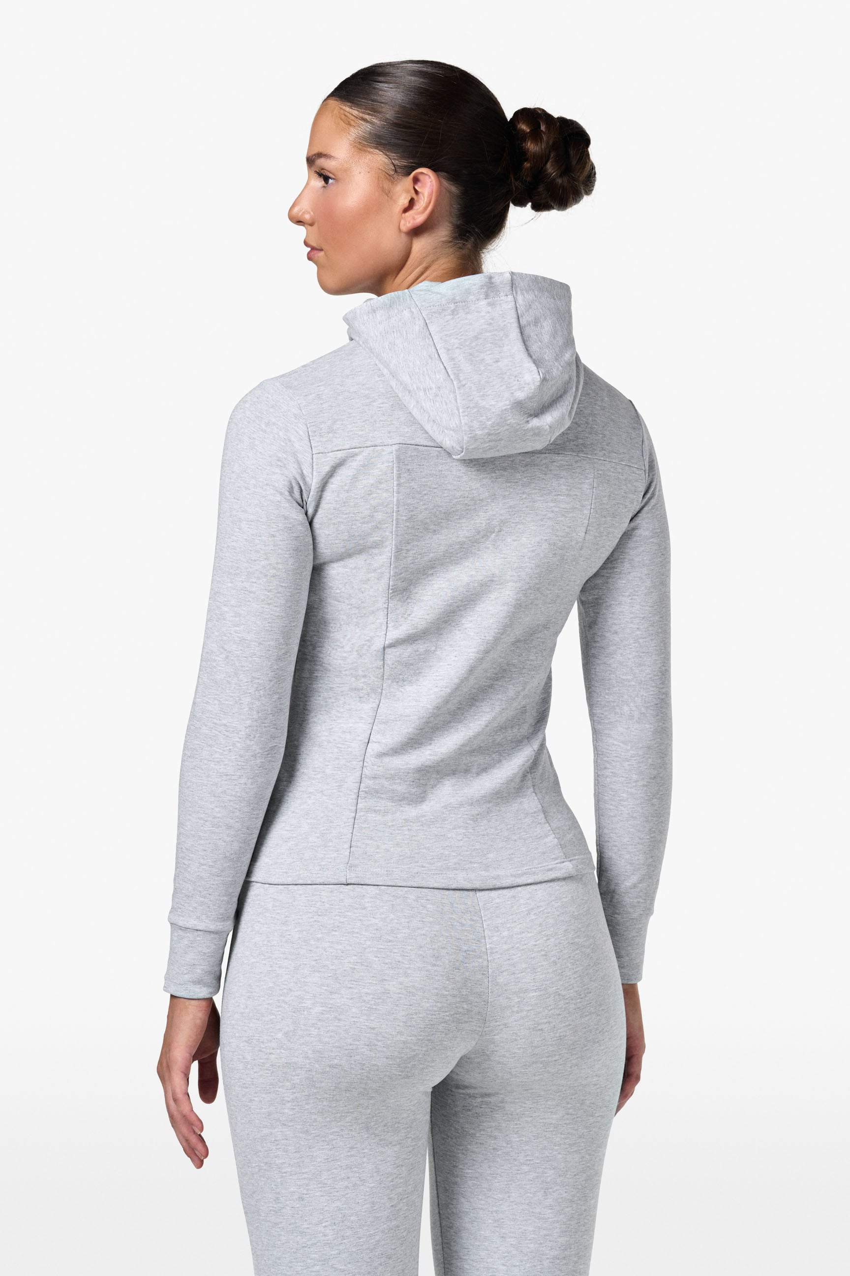 Grey Fit Hoodie - for dame - Famme - Hoodie