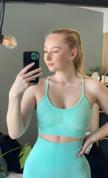 Peachy Scrunch Sports Bra