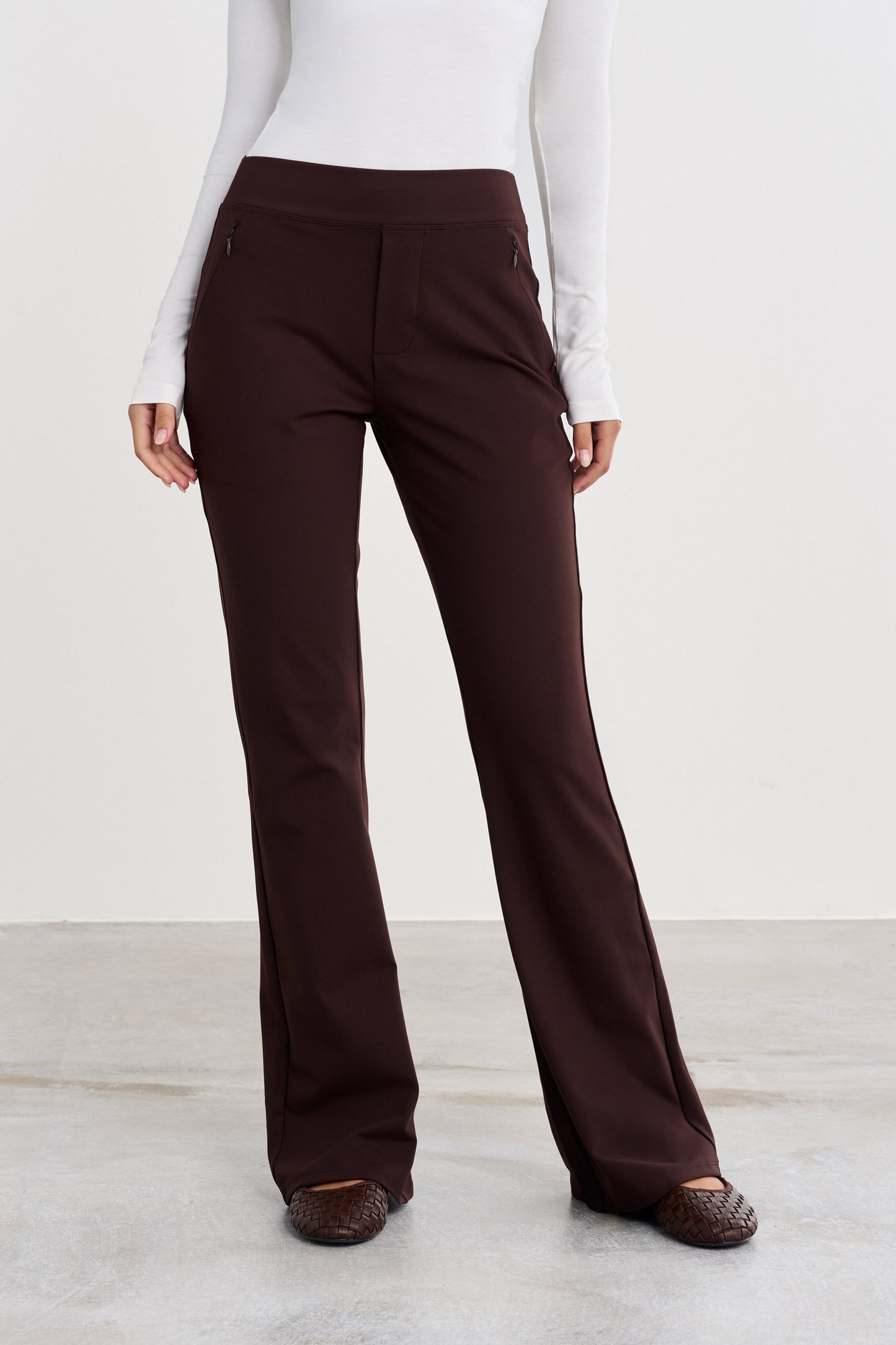 Tailored Bootcut Pants - for dame - Famme - Pants