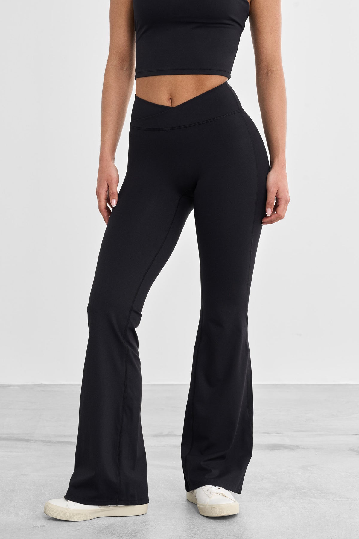 Wrap Flared Leggings