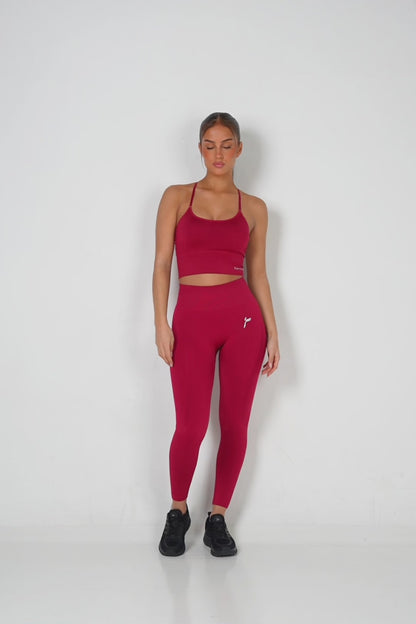 Red Vortex Tights 2 - for dame - Famme - Leggings